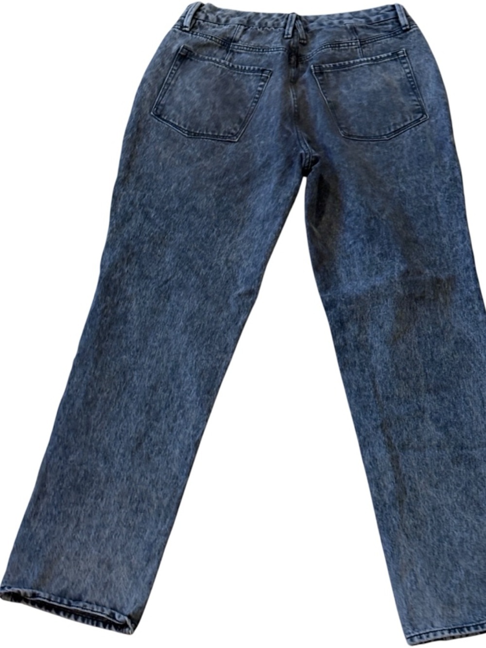 Good American Straight Leg Womens Loose Jeans Grey Size 10/30 Style #GNISN999BT - Picture 6 of 7
